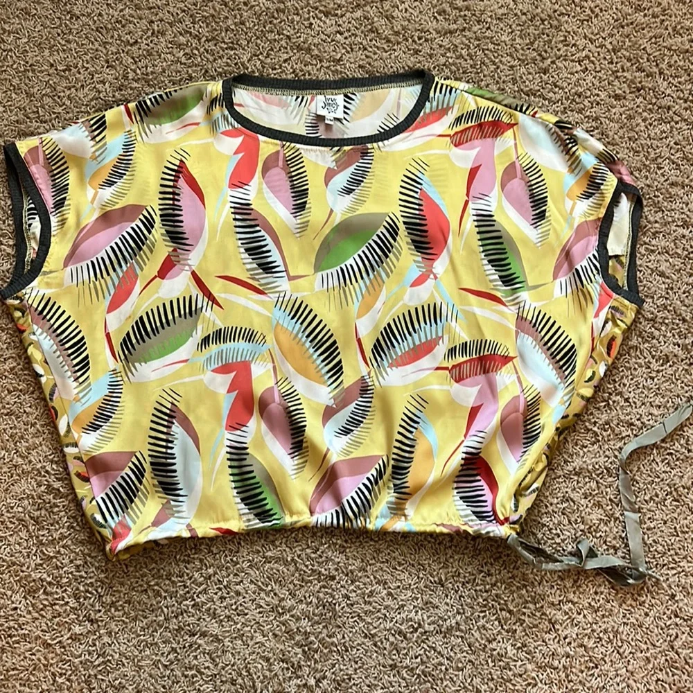 Mixed print blouse - Picture 1 of 6